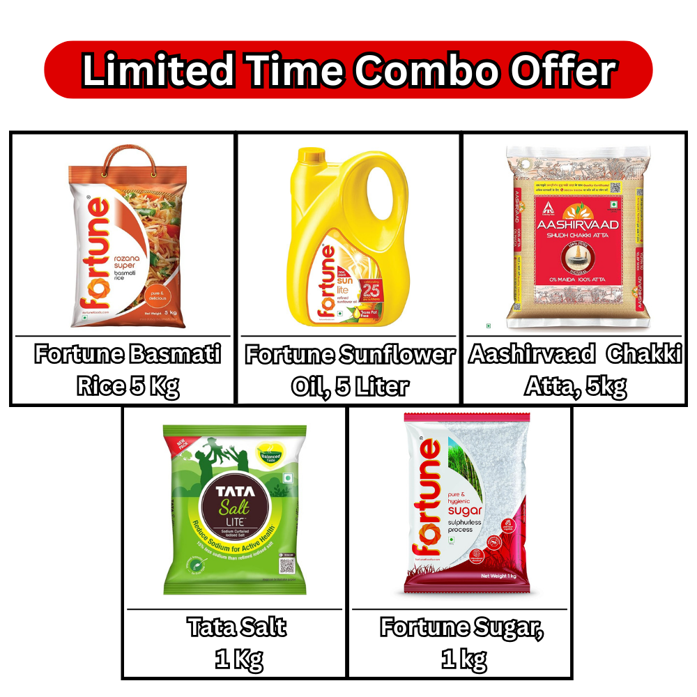 Premium Mega Grocery Combo Pack โ 5